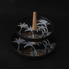 Ceramic 2 Layers Wedding Cake Plate, Newest Design Animal Decals Ceramic Cake Plate