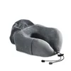 Patented New Design Comfortable Ergonomic Wholesale Car Custom Cervical Headrest U Shape Neck Support Memory Foam Travel Pillow