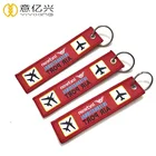 China Cheap Custom Embroidery Keyring Tags, Fabric Nfc Key Ring Tags