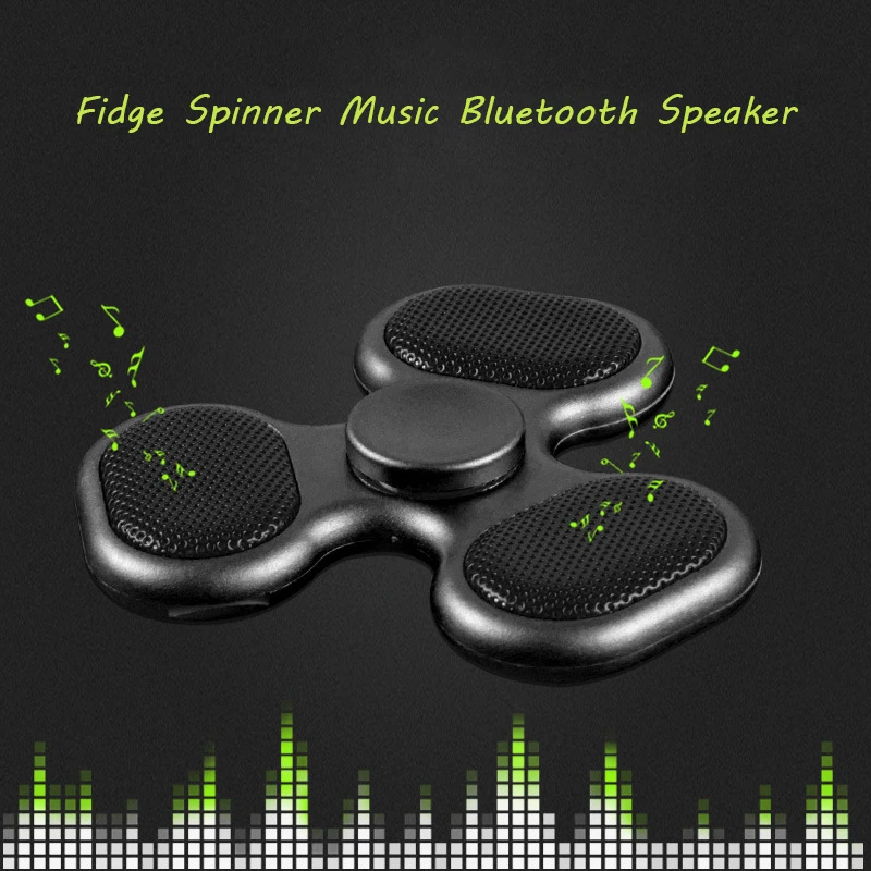 Fidget Bluetooth Spinner speaker with LED light & TF card Player Wireless Music Fingertips Metal Gyro Spinning Decompression Toy - ANKUX.COM