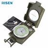 Army camo outdoor compass with ruler level,multifunctional military geological compass
