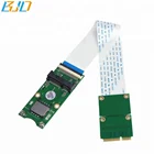 Mini PCI-E PCIe to Mini SATA Adapter Card Cable with SIM Card Slot for WIFI * WWAN*WLAN module & MSATA SSD