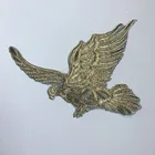 custom cheap iron on flower embroidered patches