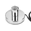 Clear Glass Funnel Filament Pendant Light E27 E26 Lamp Cord Set With Switch