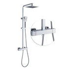 Top 10 thermostatic bath and shower faucet mixer with 10" SUS 304 shower head