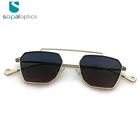 Gradient polarized lens square sun shades sunglasses 2018 for women mens
