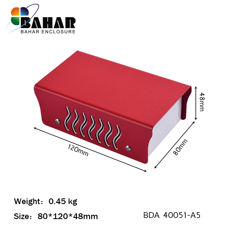High quality iron box metal enclosures BDA 40051 for electronics storage