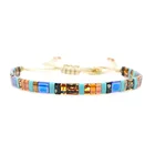 Color MIYUKI TILA Beads Bohemian Hand-Woven Bracelet For Women Girl
