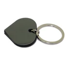 Wholesale Logo Custom Blank Metal Key Chains Heart Shaped Hard Plastic Keyrings