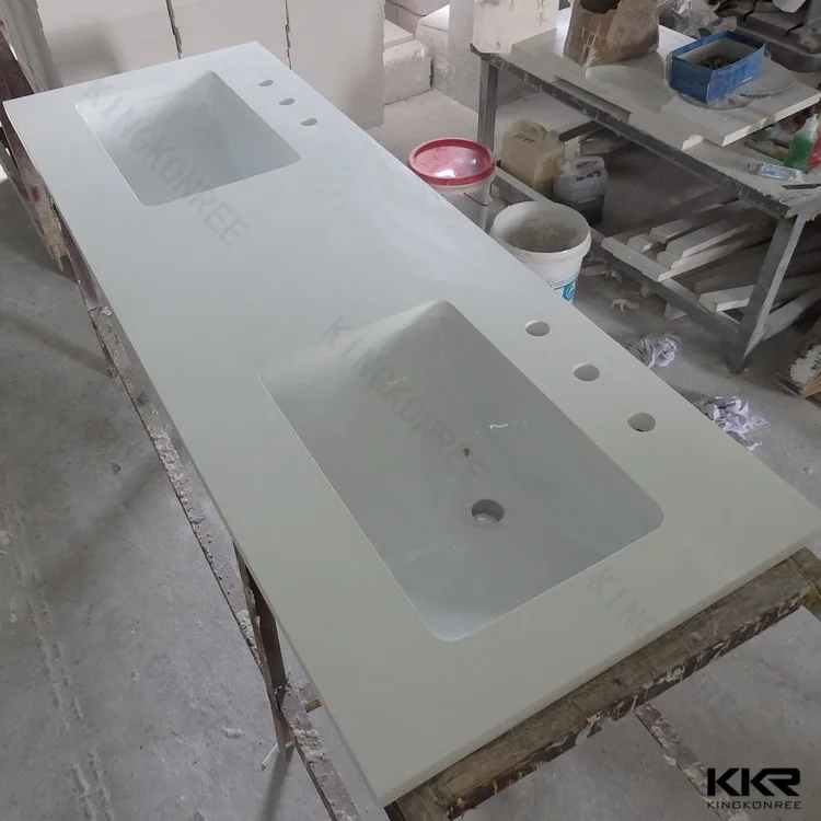 Molded Double Sink Commercial Bathroom Vanity Tops Buy Commercial