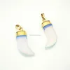 PM11667 Natural Stone Opal Pendants.Horn Opal Pendant With gold Plated