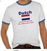 2016 Promotion 3d print Netherlands flag T-shirt