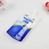 stand up style milk yogurt spout pouch bag with suction nozzle