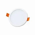 White Frame SMD LED Slim Panel Lights Office 8W 16W 24W Panel Light LED Round Square LED Flat Panel Light