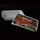 Microwave Round Transparent Eco Friendly Disposable Plastic Take Away Bento Box