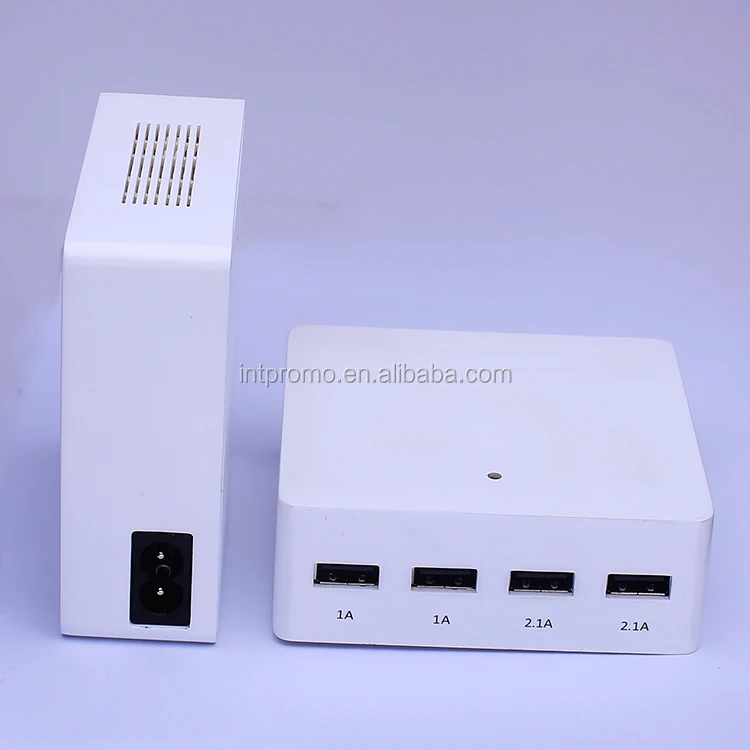 High efficient conversion 2.1A portable 4 port universal usb fast charger