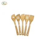 High quality eco-friendly feature 5 pcs Bamboo kitchen spade kitchenware utensil tools sets for sale