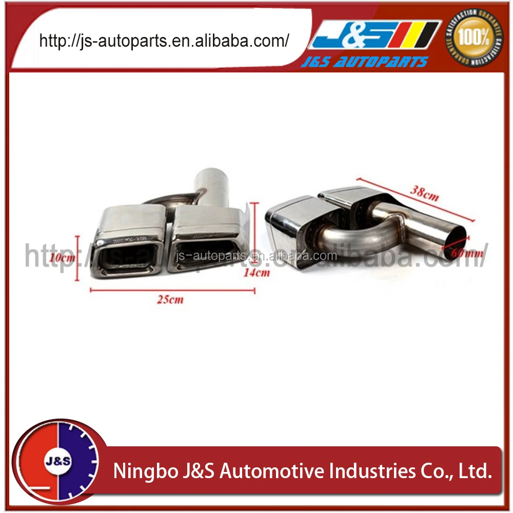 Endrohr Schalldämpfer Für BMW 5er F10 F18 2013-2016 - 2 Stück Silber-Schwarz