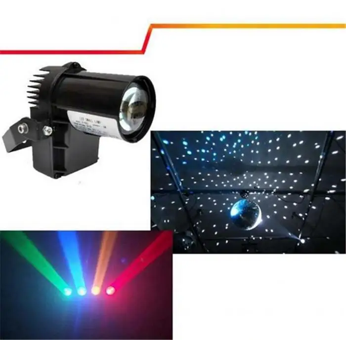 10W RGBW Cree lamp 4in1 LED Pinspot Light/DMX 512 control LED Rain stage light KTV DJ Club Party light Decor Lighting