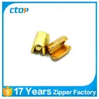 H Zipper Zippers Zipper Supplier Manufacturer Factory Price Low Brass H Shape Metal Bag Accessories Zipper Pulls For Garment Zipper Stopper
