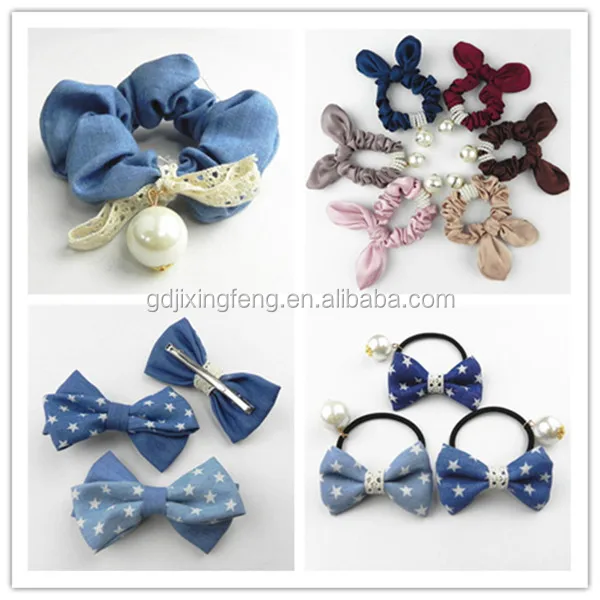 fashionable pretty ribbon flower for hair accessories hair flower