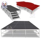 Aluminum Frame Wooden Clasp Stage Platform For Concert