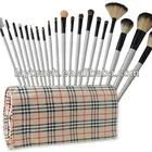 Hot Cosmetic Brush 20pcs Brush Set Wholesale Eco-friendly Makeup Brush Silver Handle