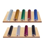 Korea high quality pu iron on htv film roll glitter heat transfer vinyl for diy t shirt