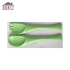 Cheap Green Bamboo Fiber Fork And Spoon Set