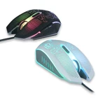 OEM Factory price Hot sales rgb backlit light optical gaming mouse usb ps2 led glowing wired mouse for computer gamer