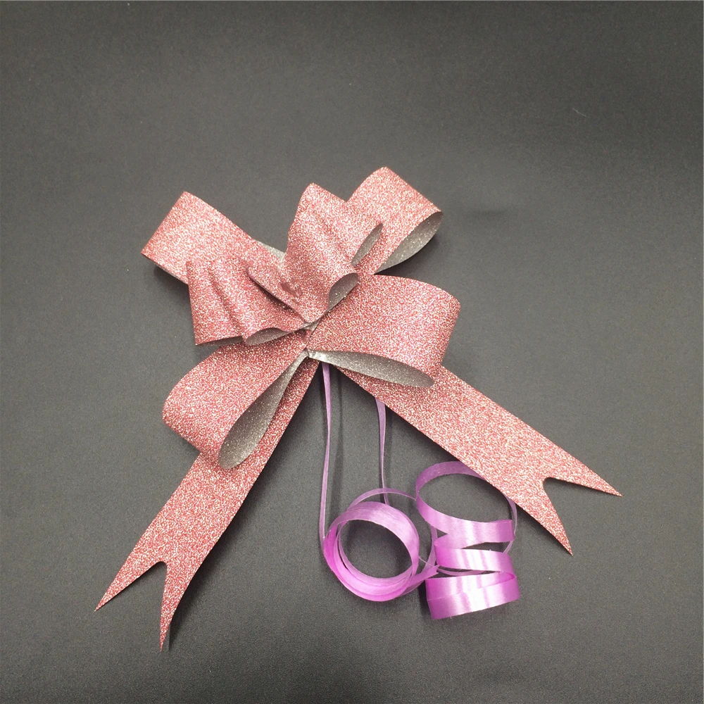 wholesale cheap birthday party gift wrap pink butterfly pull