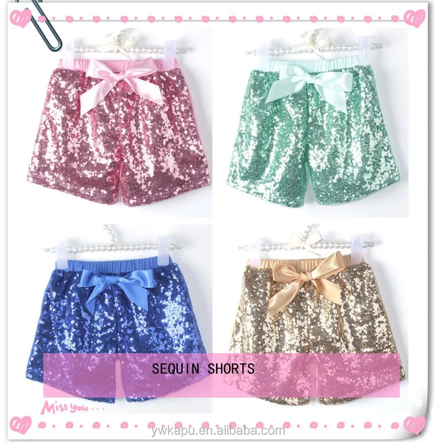 Wholesale sequin shorts for children, wholesale sequin fabric india