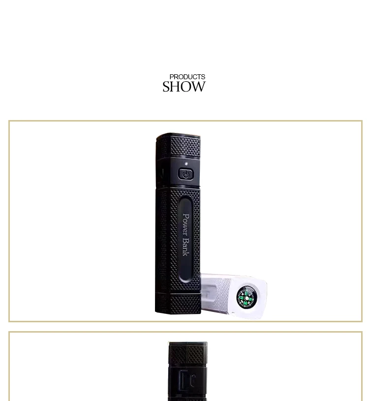 corporate gift flashlight power bank with touch light 2600mah - ANKUX.COM