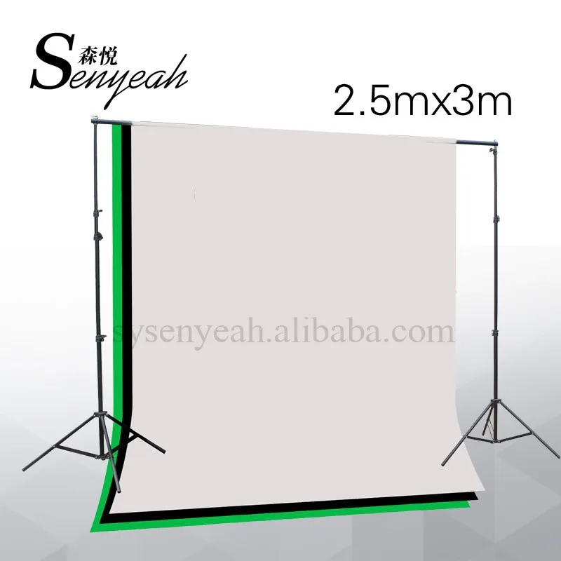 Photo Studio Muslin Background Support Stand 2.5mx3m adjustable Backdrop Support Stand