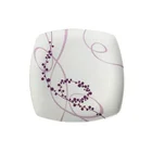 Rose romantic flower dinnerware plastic melamine dinner plate wedding party dish