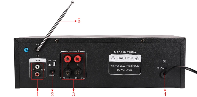 Kinter-016 220v hi fi Karaoke home audio player with two speaker - ANKUX.COM