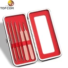 Rose gold 5 in 1 pimple acne blackhead remover set