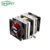 Smart Electronics 4.5*10*9.3cm 4 HEAT PIPES RED LED 3 CPU Cooling Cooler Fan HEAT SINK