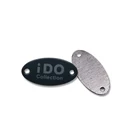 High quality ashion design custom logo clothing metal label for garment