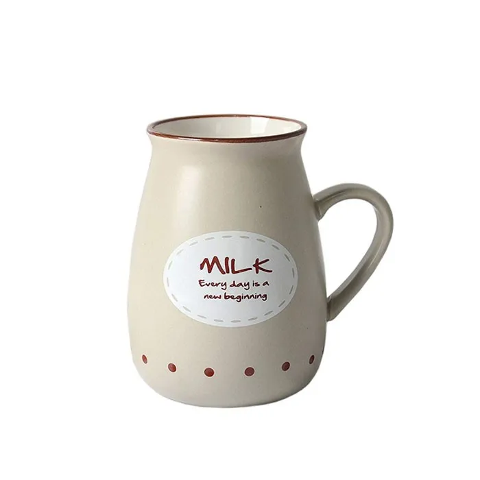 creative vintage ceramic coffee mug milk mug with