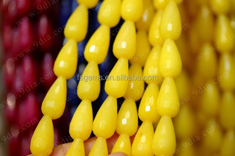 Hot Sale Wholesale Dyed Jade Stone Beads Jade Bead