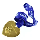 Sport Custom Zinc Alloy Medals Silver Sport Medal Gold Bronze Medals