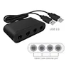 3 in 1 GC USB NGC Gamecube Adapter Gamepad Converter For Nintendo Switch / Wii U / PC