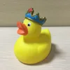 Customized Imperial Crown Rubber Duck Floating Bath Toy For Gift