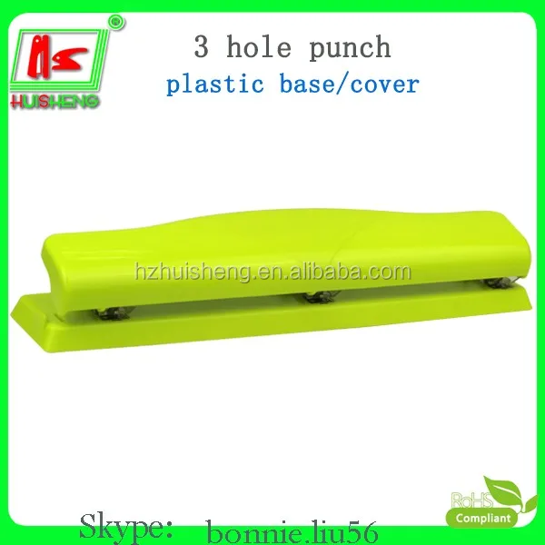 professional factory custom paper shape 3 hole punch for office