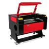 Laser Engraving Laser Cutting Machine Rotary AXIS 80W Co2 Laser 700x500mm Cutting Machine w/80MM 3 JAW Rotary Attachment