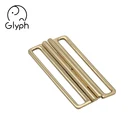 60mm front closure buckle clasp metal interlocking belt buckle for straps 634