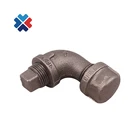 black iron accessories npt thread round cap plumbing materials din standard malleable fitting street elbows