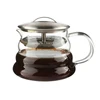 2019 Hot Selling Products Borosilicate Glass Cloud Glass Pot Coffee Carafe Teapot with Stainless Lid and Infuser