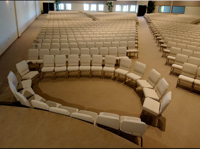 bookrack church chair